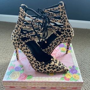 Jeffrey Campbell Leopard Hierro Heel